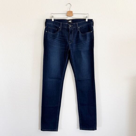 Paige Croft Transcend Croft Skinny Jeans in Sturm Wash Size 36 - Picture 2 of 12